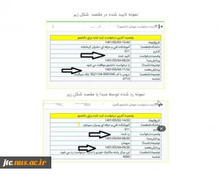 فرایند درخواست مهمانی توسط دانشجو در سامانه بوستان 5